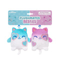 Rainbow Hearts Plushmates Besties - Adult & Kids T-Shirts, Sweatshirts & Hoodies apparel design preview 1