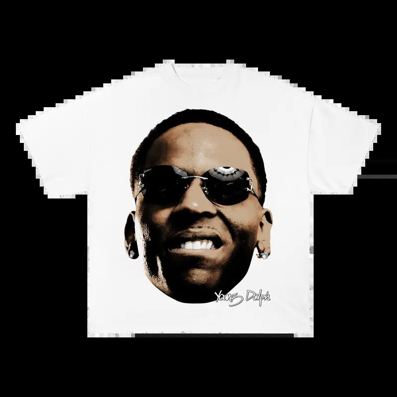 BIG FACE DOLPH Heavy Cotton Basketball Sreetwear 90s - Adult & Kids T-Shirts, Sweatshirts & Hoodies apparel design preview 1