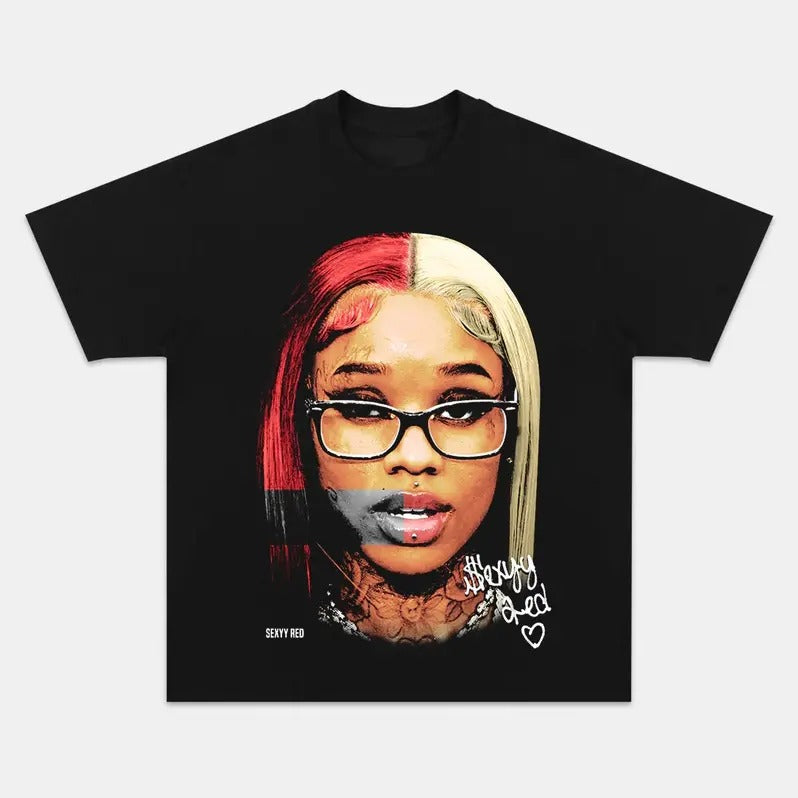 BIG FACE SEXXYY RED Classic Cotton Top - Adult & Kids T-Shirts, Sweatshirts & Hoodies apparel design preview 1