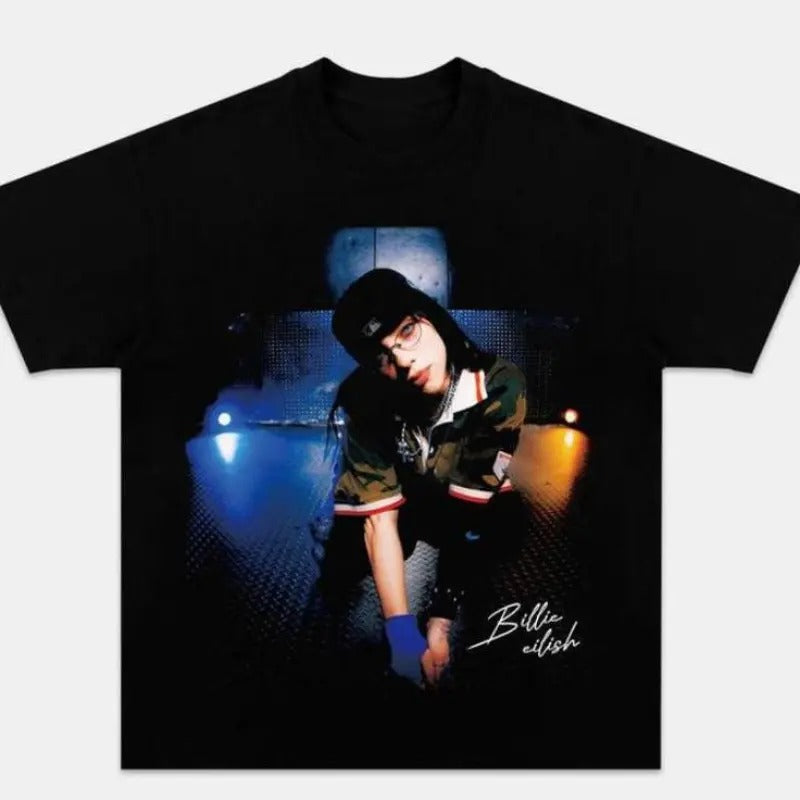 BILLIE LIS RAPPER BIG FACE MATCH VINTAGE Y2K TOPS - Adult & Kids T-Shirts, Sweatshirts & Hoodies apparel design preview 1