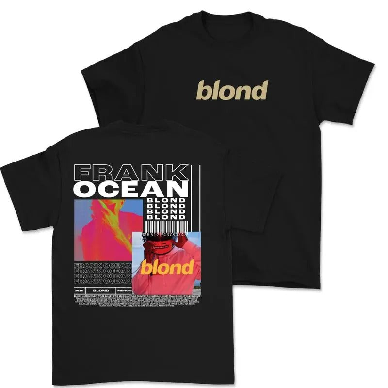BLOND Short Sleeve Album Cover Gif Him Vintage Her - Adult & Kids T-Shirts, Sweatshirts & Hoodies apparel design preview 1