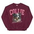 BLUE MERLE BORDER COLLIE Dog Mom Club - Adult & Kids T-Shirts, Sweatshirts & Hoodies apparel design preview 1