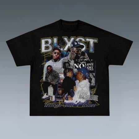 BLXST Prints Vintage Rapper Hip Hop Rap Music R&B Pop - Adult & Kids T-Shirts, Sweatshirts & Hoodies apparel design preview 1