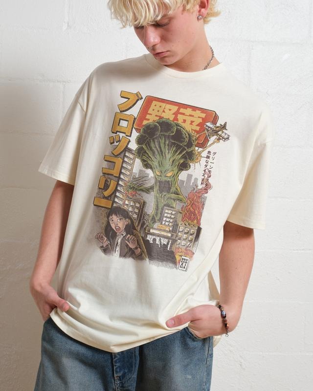BROCCOZILLA Summer Cotton Menswear S 3XL Soft Top - Adult & Kids T-Shirts, Sweatshirts & Hoodies apparel design preview 1
