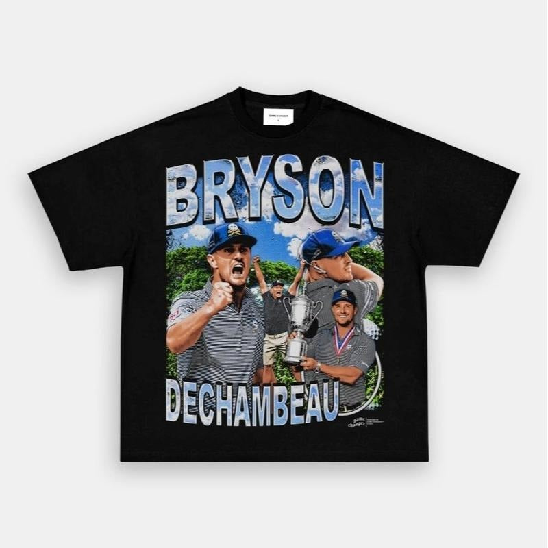 BRYSON DECHAMBEAU Teee 2025 Golf Champion Lover - Adult & Kids T-Shirts, Sweatshirts & Hoodies apparel design preview 1