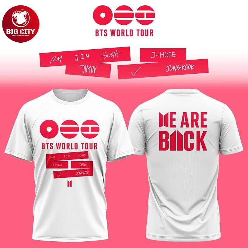BTS World Tour 2026-2027 Arirang - Adult & Kids T-Shirts, Sweatshirts & Hoodies apparel design preview 1