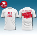 BTS World Tour 2026 White Two Sided - Adult & Kids T-Shirts, Sweatshirts & Hoodies apparel design preview 1