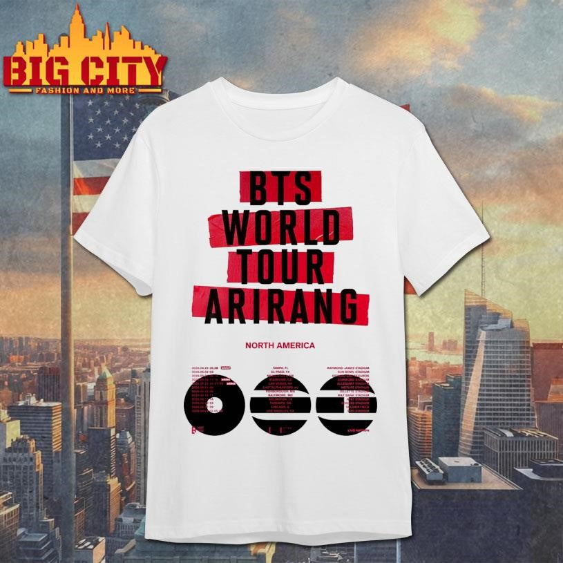 BTS arirang World Tour 2026 - Adult & Kids T-Shirts, Sweatshirts & Hoodies apparel design preview 1
