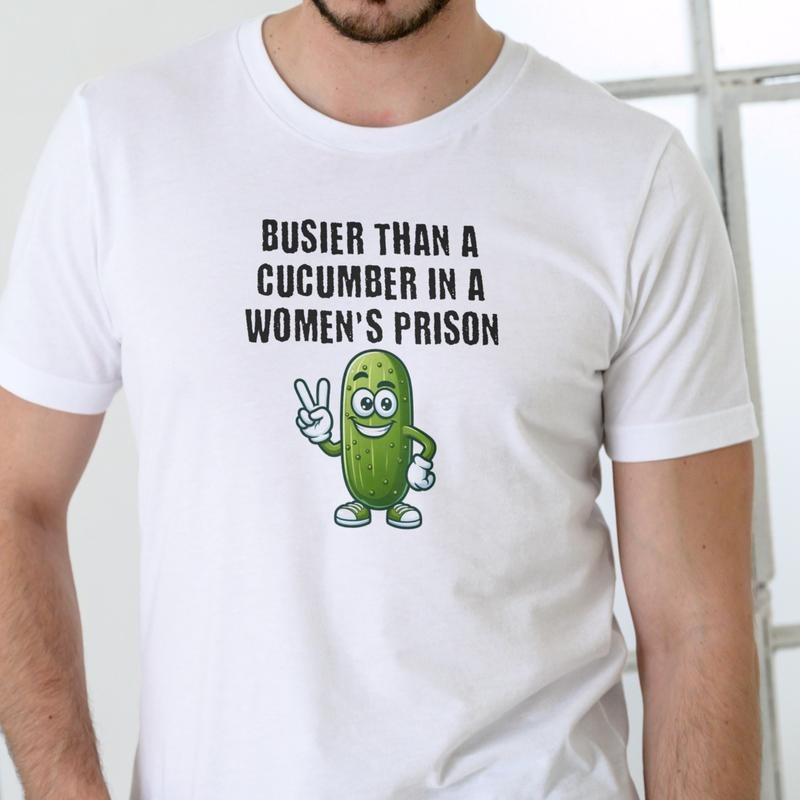 BUSIER THAN CUCUMBER PRISON Cotton - Adult & Kids T-Shirts, Sweatshirts & Hoodies apparel design preview 1
