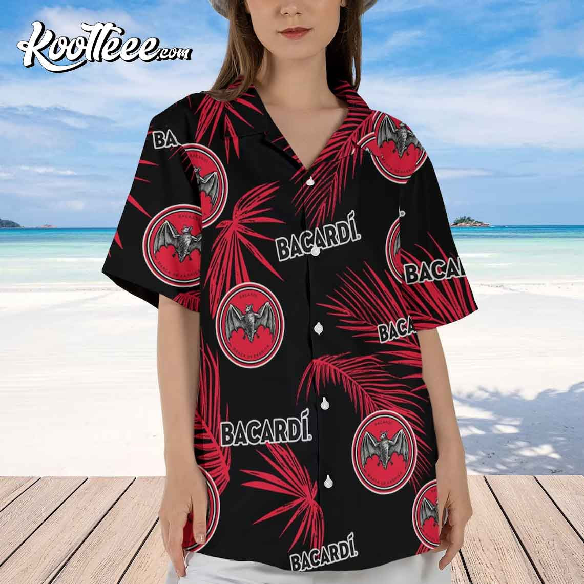 Bacardi Palm Leaves Pattern Hawaiian - Adult & Kids T-Shirts, Sweatshirts & Hoodies apparel design preview 1