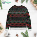 Santa life has it’s ups and downs we call them squats 3D Christmas Sweater - Holiday Gift product image 2