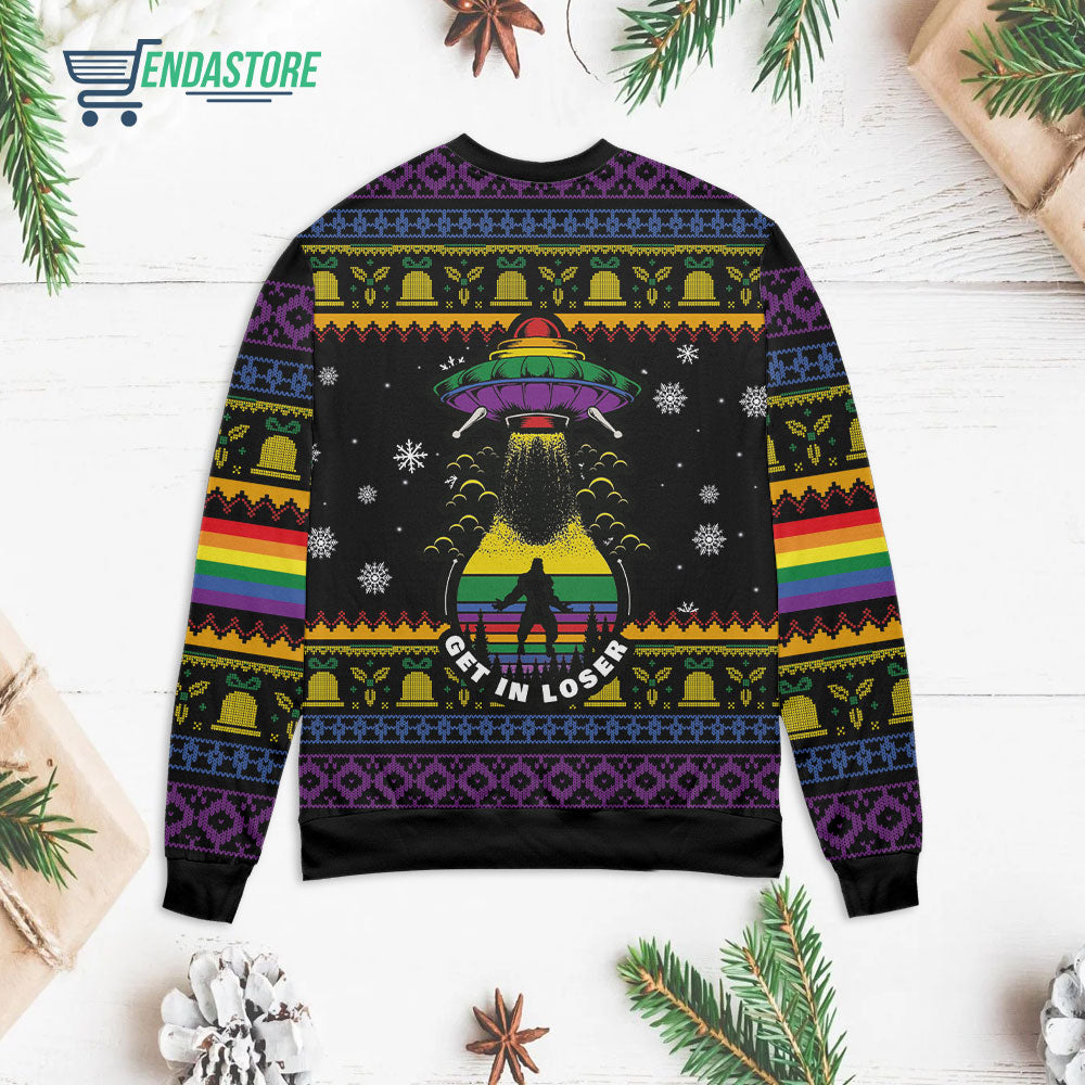 Get in loser 3D Christmas Sweater - Holiday Gift product image 2