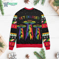 LGBT Alien get in loser 3D Christmas Sweater - Holiday Gift product image 2