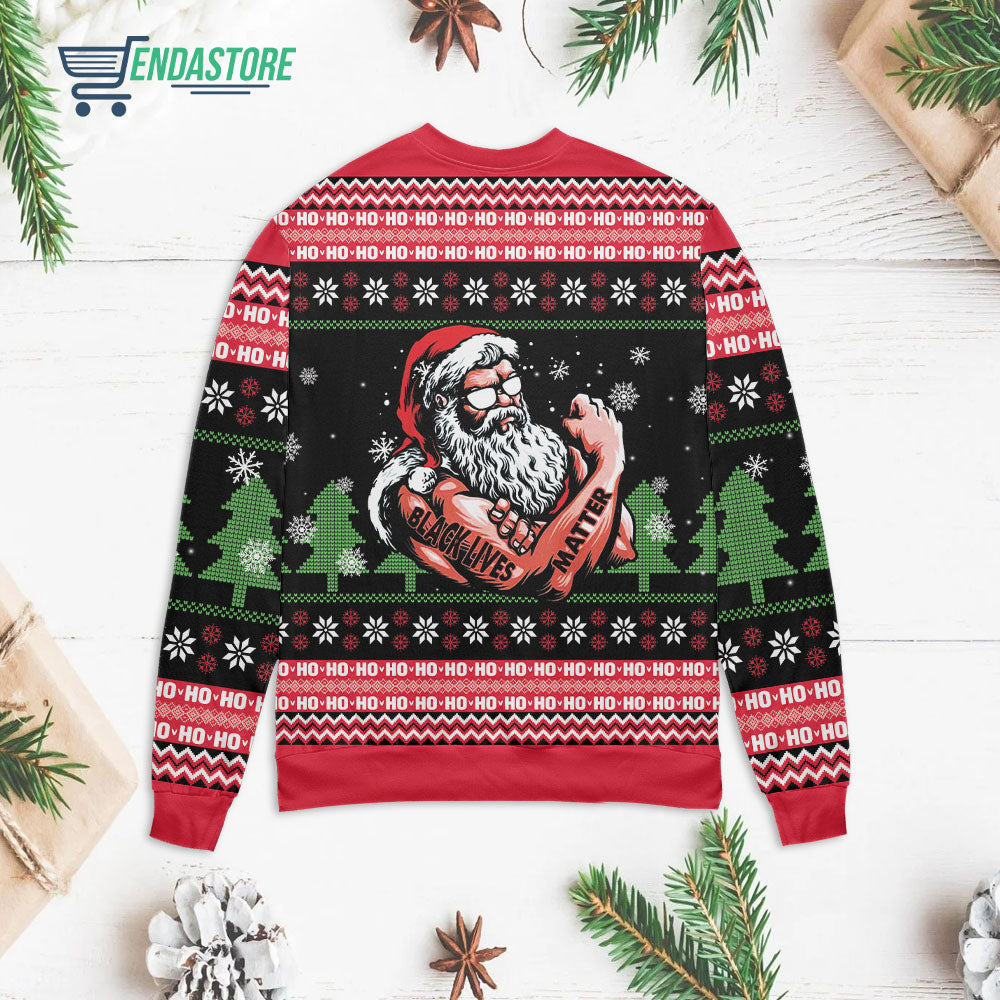 All I want for Christmas is justice for black lives 3D Christmas Sweater - Holiday Gift product image 2