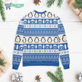 Penguins Xmas pattern 3D Christmas Sweater - Holiday Gift product image 2
