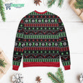 Believe in bigfoot squatching through the snow 3D Christmas Sweater - Holiday Gift product image 2