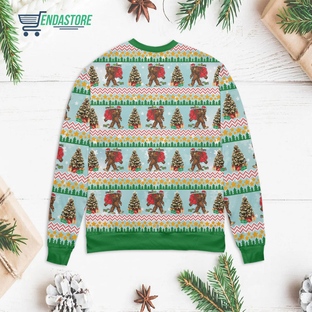 Amazing bigfoot 3D Ugly Christmas Sweater - Holiday Gift product image 2