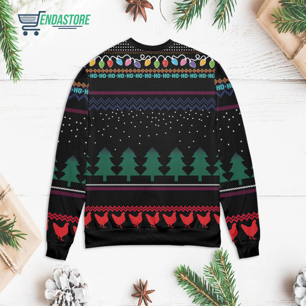 Chicken i don’t fart i just whisper in my pants 3D Christmas Sweater - Holiday Gift product image 2