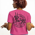 Back I Match Energy Pink Fit Womenswear Casual - Adult & Kids T-Shirts, Sweatshirts & Hoodies apparel design preview 1