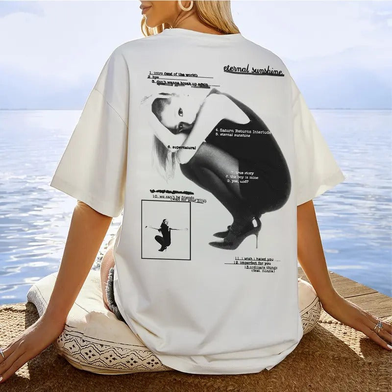 Back Side Eternal Sunshine Ariana Album 2024 .G Yes - Adult & Kids T-Shirts, Sweatshirts & Hoodies apparel design preview 1