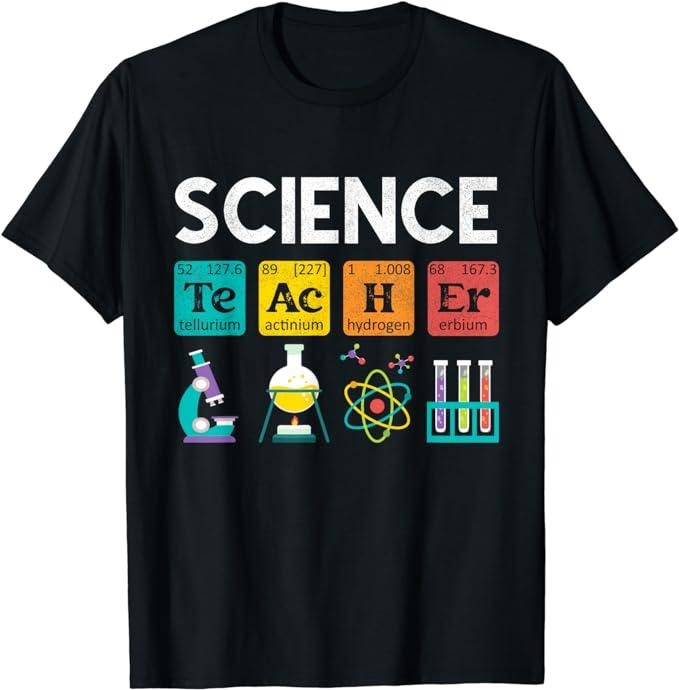 Back School Chemistry Biology Physics Teacher Student - Adult & Kids T-Shirts, Sweatshirts & Hoodies apparel design preview 1