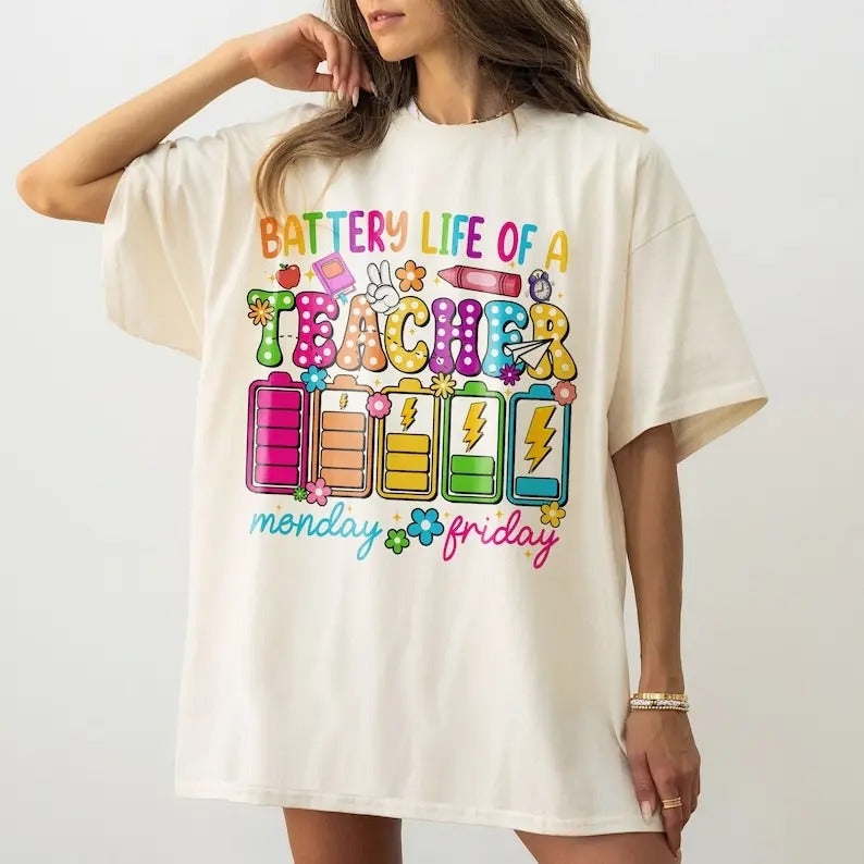 Back School Tour Teacher Retro Kindergarten First Day - Adult & Kids T-Shirts, Sweatshirts & Hoodies apparel design preview 1