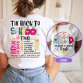 Back School Tour Retro Teacher ABCD Kindergarten - Adult & Kids T-Shirts, Sweatshirts & Hoodies apparel design preview 1