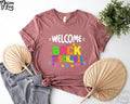 Back School Welcome Hello First Day Student Teacher - Adult & Kids T-Shirts, Sweatshirts & Hoodies apparel design preview 1