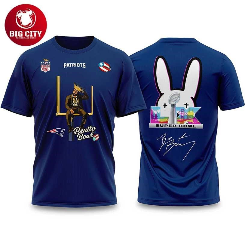 Bad Bunny 2026 Patriots Bowl LX Halftime Show Two - Adult & Kids T-Shirts, Sweatshirts & Hoodies apparel design preview 1