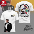Bad Bunny Grammys Debi Tirar Mas Fotos Two Sided - Adult & Kids T-Shirts, Sweatshirts & Hoodies apparel design preview 1