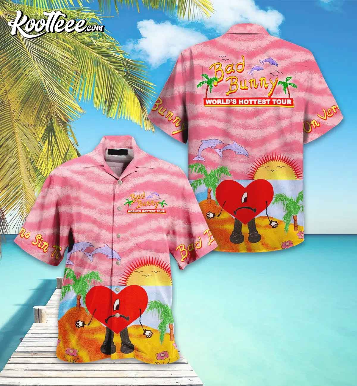 Bad Bunny Hawaiian Shorts - Adult & Kids T-Shirts, Sweatshirts & Hoodies apparel design preview 1