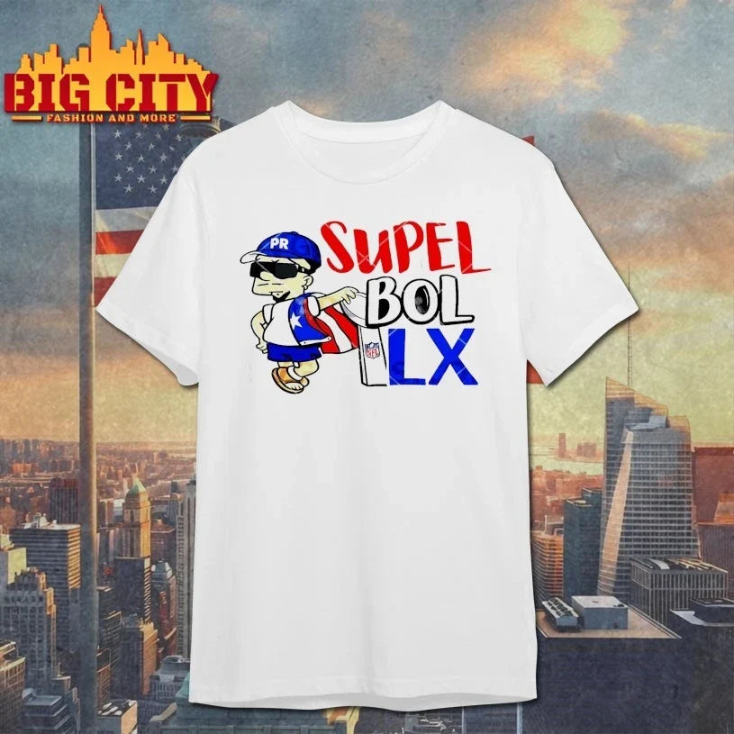 Bad Bunny Supel Bol LX Trophy Scenic - Adult & Kids T-Shirts, Sweatshirts & Hoodies apparel design preview 1