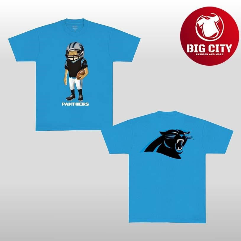 Bad Bunny x Carolina Panthers Concho Two Sided - Adult & Kids T-Shirts, Sweatshirts & Hoodies apparel design preview 1