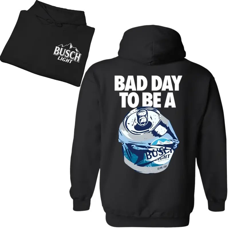 Bad Day Be Busch Light 2 Sides Printed Gildan Cotton - Adult & Kids T-Shirts, Sweatshirts & Hoodies apparel design preview 1