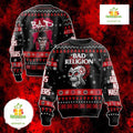 Bad Religion Holiday Party Pullover Snowflake Design Ugly Christmas Sweater - Holiday Gift product image