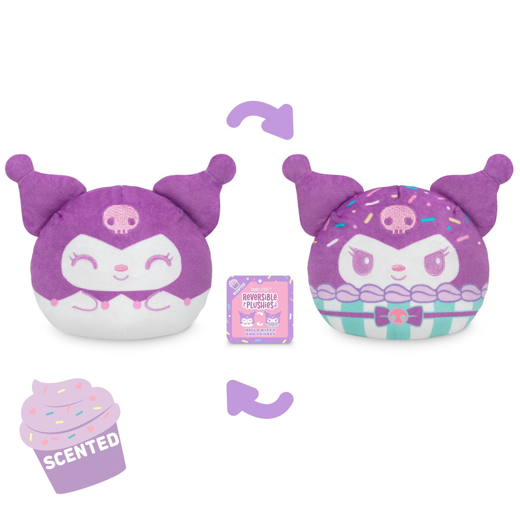 Kuromi Cupcake 4" Cupcake-Scented Reversible Plushie - Adult & Kids T-Shirts, Sweatshirts & Hoodies apparel design preview 1