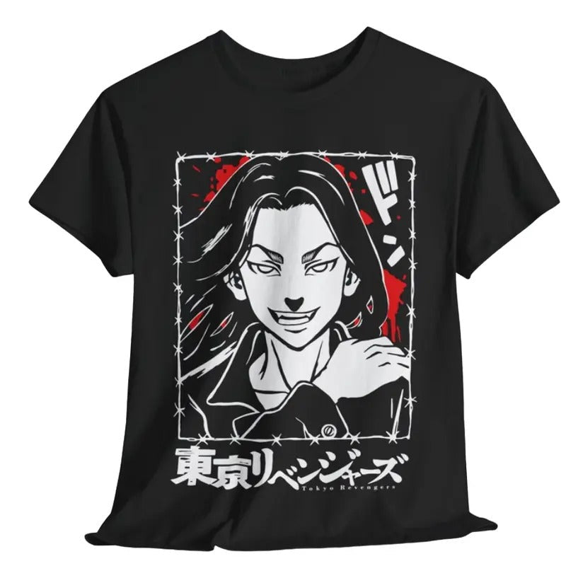 Baji Anime Japanese Vintage Lover - Adult & Kids T-Shirts, Sweatshirts & Hoodies apparel design preview 1