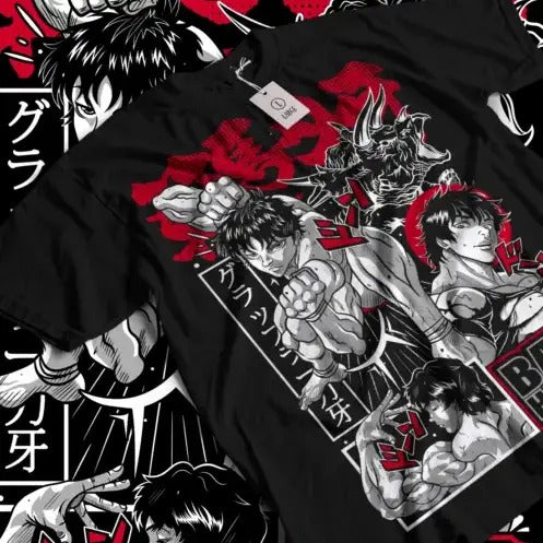 Baki Grappler Hanma Yujiro Anime All Size - Adult & Kids T-Shirts, Sweatshirts & Hoodies apparel design preview 1