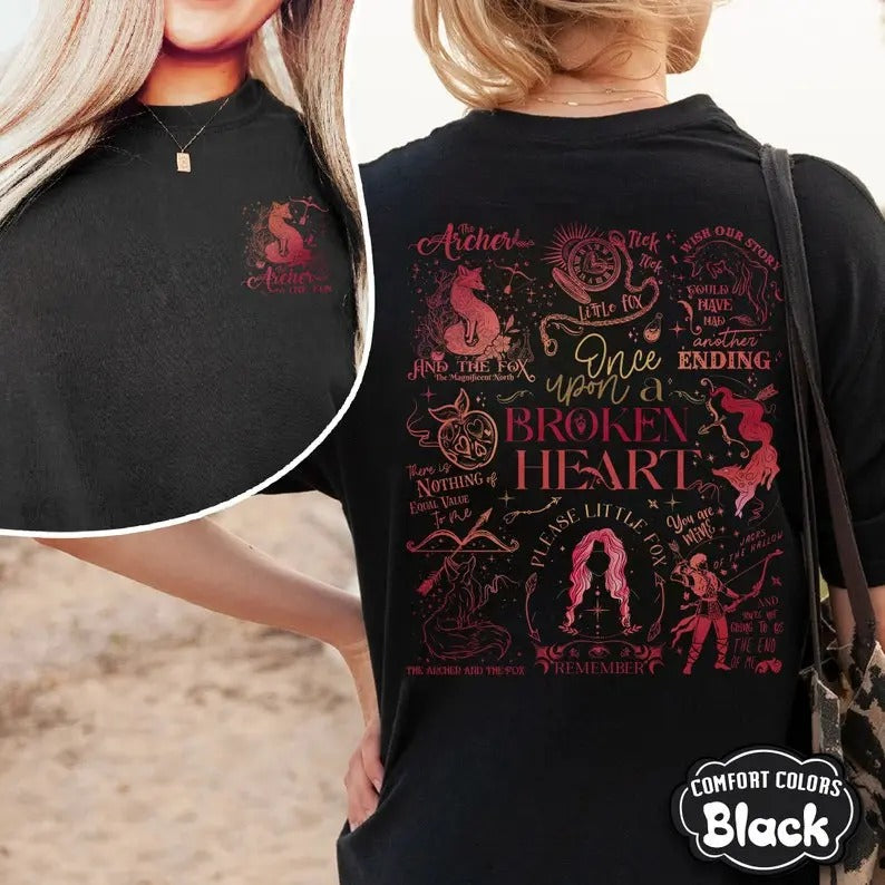 Ballad Archer Fox Evangeline Jacks Bookish Once Upon - Adult & Kids T-Shirts, Sweatshirts & Hoodies apparel design preview 1