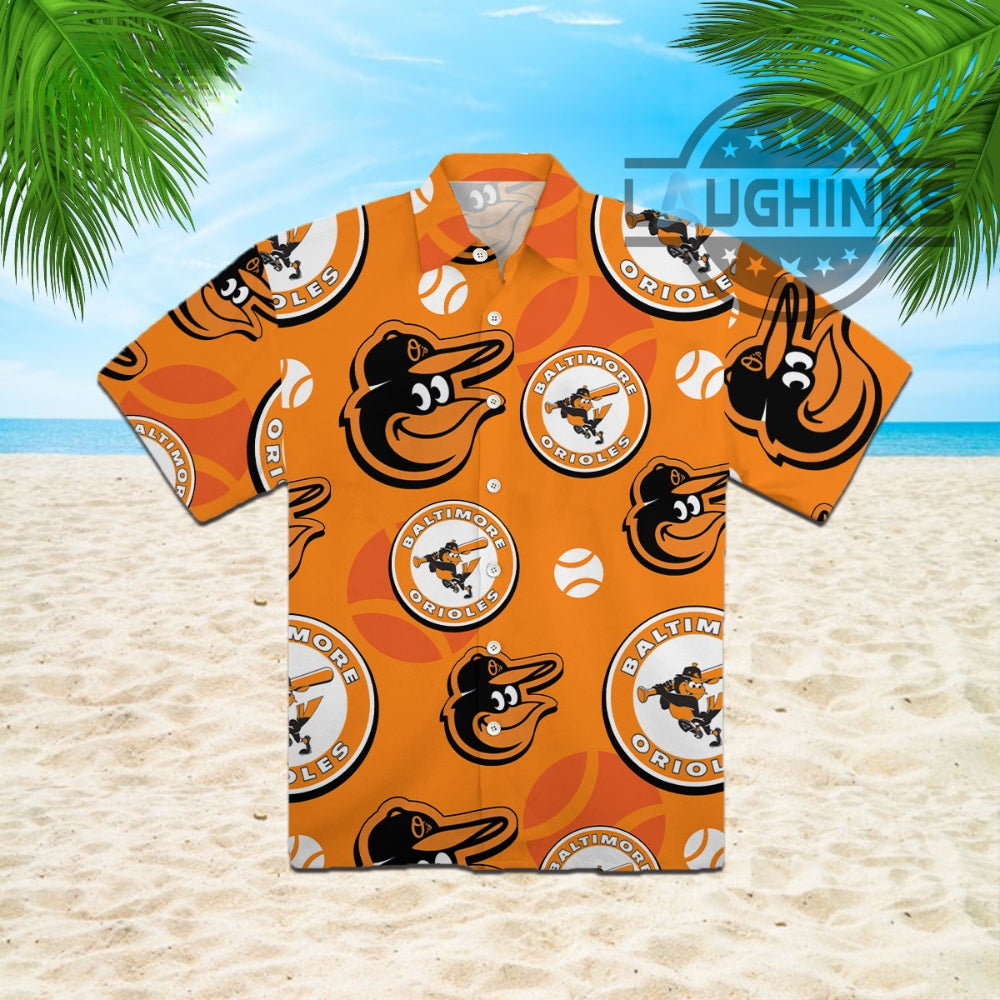 Baltimore Orioles Hawaiian 2023 MLB Baseball Fan Gift - Adult & Kids T-Shirts, Sweatshirts & Hoodies apparel design preview 1
