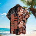 Baltimore Orioles Hibiscus Flower American Flag - Adult & Kids T-Shirts, Sweatshirts & Hoodies apparel design preview 1