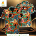 Baltimore Orioles Hawaiian MLB Tropical Baseball - Adult & Kids T-Shirts, Sweatshirts & Hoodies apparel design preview 1