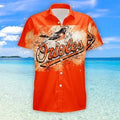 Baltimore Orioles MLB 3D Hawaii Summer Hawaiian - Adult & Kids T-Shirts, Sweatshirts & Hoodies apparel design preview 1
