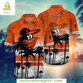 Baltimore Orioles MLB Hawaiian Tropical Midnight Palm - Adult & Kids T-Shirts, Sweatshirts & Hoodies apparel design preview 1
