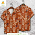 Baltimore Orioles Hawaiian Rustic Orange Tribal - Adult & Kids T-Shirts, Sweatshirts & Hoodies apparel design preview 1