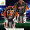 Baltimore Orioles Hawaiian MLB Striped Geometric - Adult & Kids T-Shirts, Sweatshirts & Hoodies apparel design preview 1