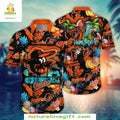 Baltimore Orioles MLB Hawaiian Aloha Summer Baseball - Adult & Kids T-Shirts, Sweatshirts & Hoodies apparel design preview 1