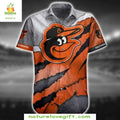 Baltimore Orioles Hawaiian MLB Baseball Aloha Torn - Adult & Kids T-Shirts, Sweatshirts & Hoodies apparel design preview 1