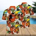 Baltimore Orioles White Parrot Tropical Hawaiian - Adult & Kids T-Shirts, Sweatshirts & Hoodies apparel design preview 1