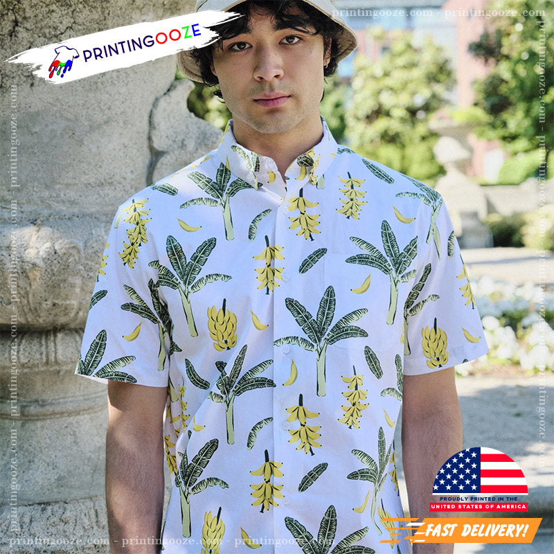 Banana Palm Print Hawaiian - Adult & Kids T-Shirts, Sweatshirts & Hoodies apparel design preview 1
